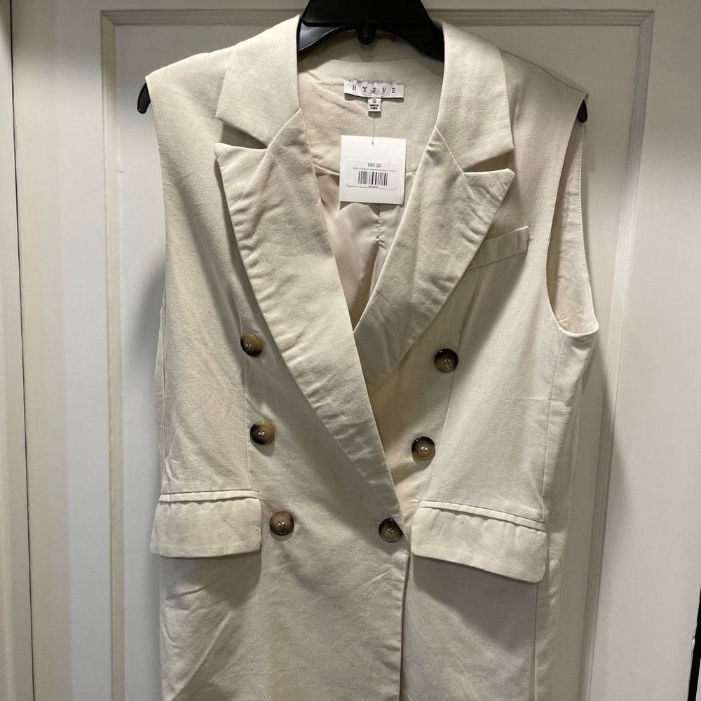 Hyfve Perfection Sleeveless Blazer - Size Sm